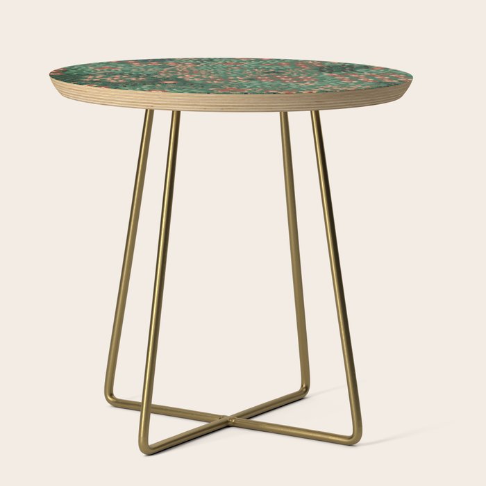 Japanese floral print pattern Side Table Gallery Image 1