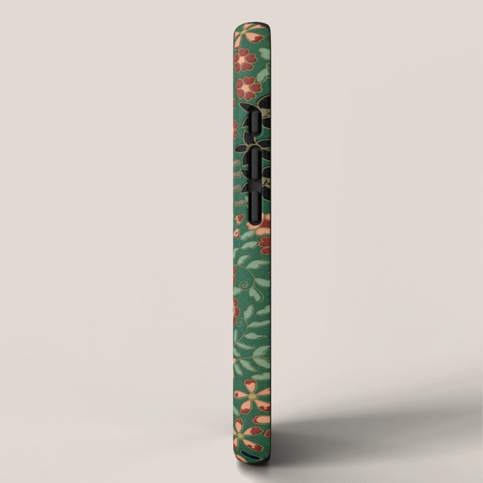 Japanese floral print pattern iPhone Case Gallery Image 2