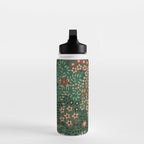 Japanese floral print pattern Water Bottle Gallery Image 3