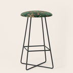 Japanese floral print pattern Stool Gallery Image 1