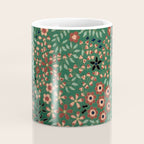 Japanese floral print pattern Coffee Mug Gallery Image 4