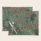 Japanese floral print pattern Placemat Gallery Image 1