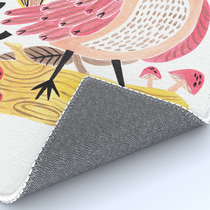 Little Birdy on a Log Rug Gallery Image 4