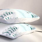 Skiing Girl Pillow Sham Gallery Image 3