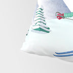 Skiing Girl Pillow Sham Gallery Image 4