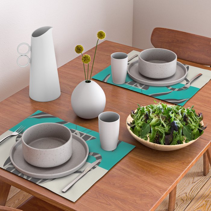 Minimalist Flora 7 Placemat Gallery Image 2
