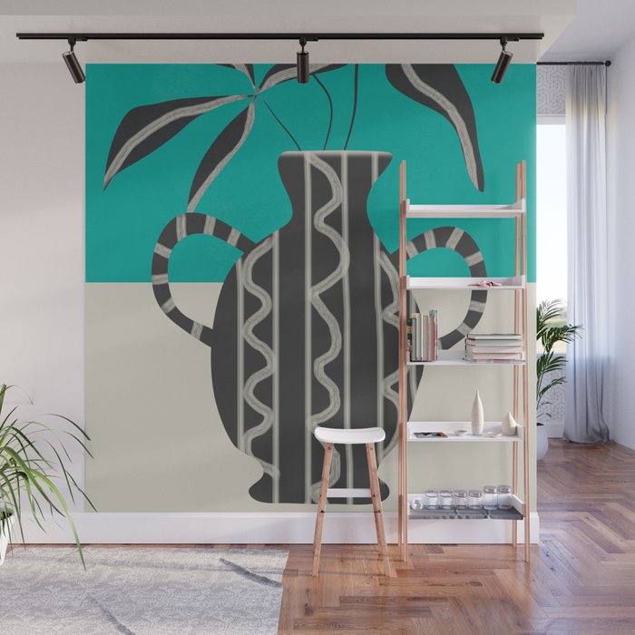 Minimalist Flora 7 Wall Mural Gallery Image 1