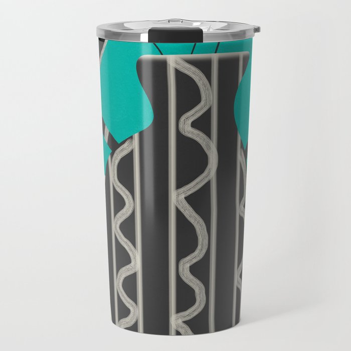 Minimalist Flora 7 Travel Mug Gallery Image 1