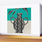 Minimalist Flora 7 Wall Mural Gallery Image 2
