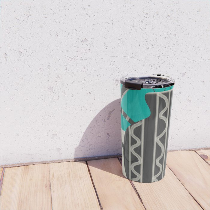 Minimalist Flora 7 Travel Mug Gallery Image 4