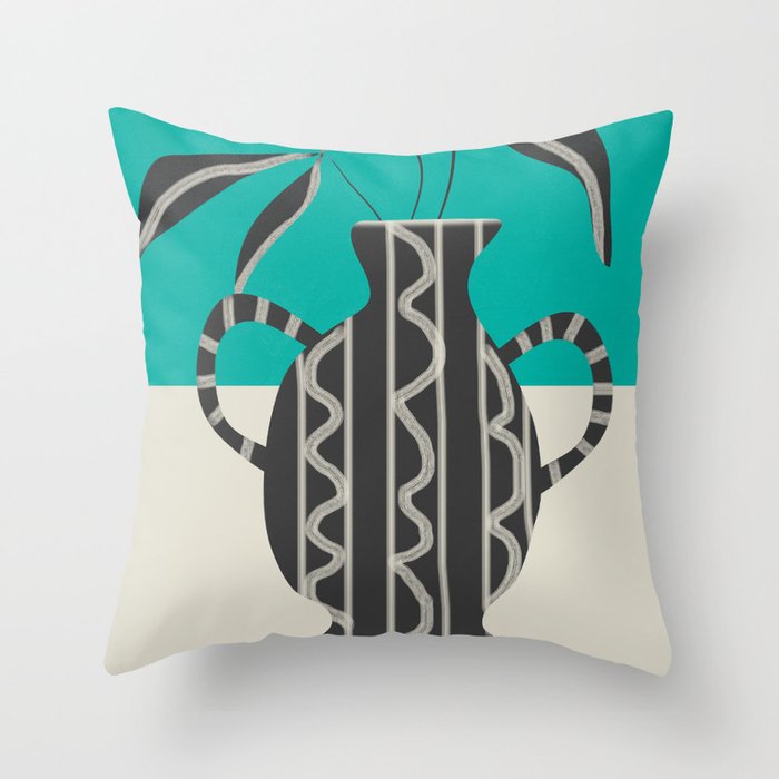 Minimalist Flora 7 Throw Pillow Gallery Image 6