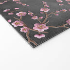 SAKURA LOVE - GRUNGE BLACK Welcome Mat Gallery Image 2