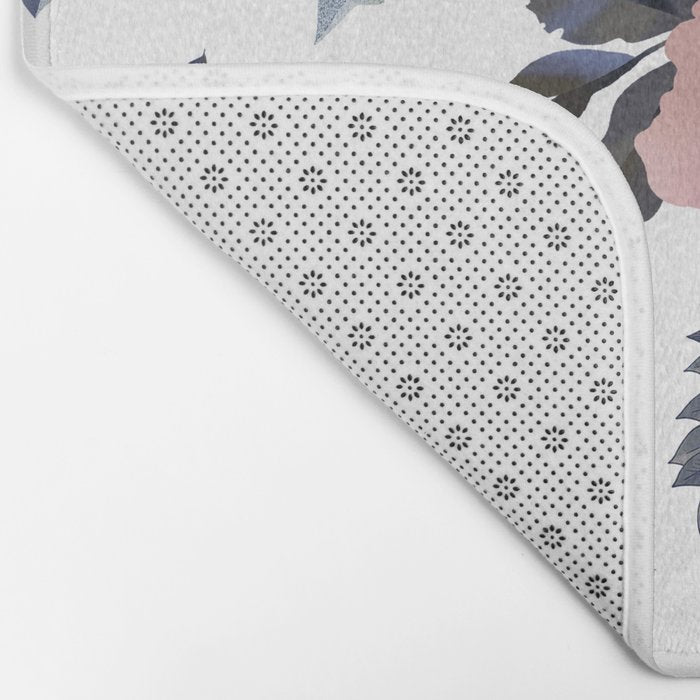 lush rosehip flowers Bath Mat Gallery Image 2