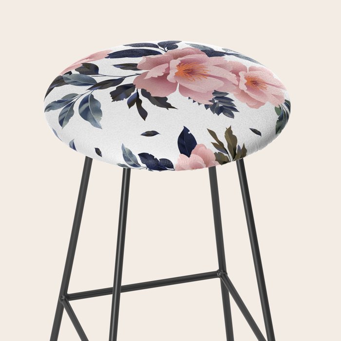 lush rosehip flowers Stool Gallery Image 2