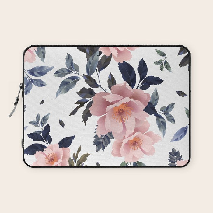 lush rosehip flowers Laptop Sleeve Gallery Image 1