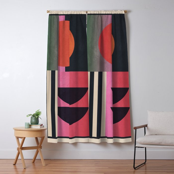 Geometric Abstraction 54 Window Curtain Gallery Image 1