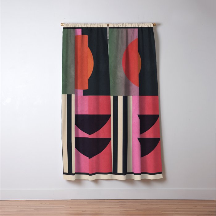 Geometric Abstraction 54 Window Curtain Gallery Image 3