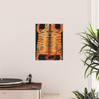 Tibetan Antique Tiger Rug Print Poster Gallery Image 2