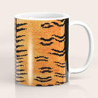 Tibetan Antique Tiger Rug Print Coffee Mug Gallery Image 1