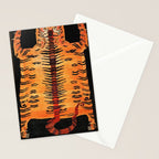 Tibetan Antique Tiger Rug Print Stationery Card Gallery Image 2