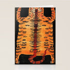 Tibetan Antique Tiger Rug Print Stationery Card Gallery Image 2