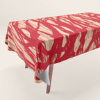 cy twombly red line Tablecloth Gallery Image 1