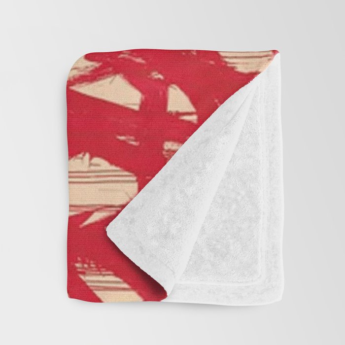 cy twombly red line Throw Blanket Gallery Image 3