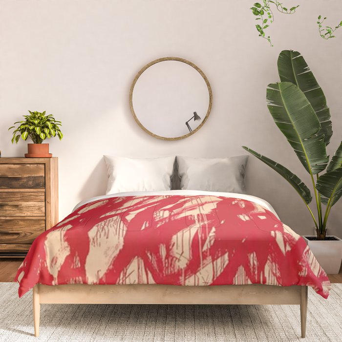 cy twombly red line Comforter Gallery Image 3