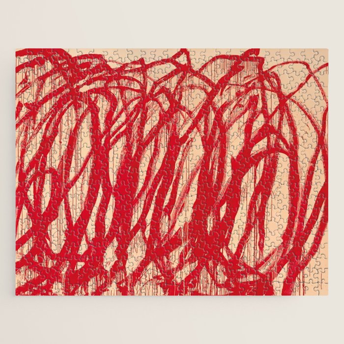 cy twombly red line Jigsaw Puzzle Gallery Image 1