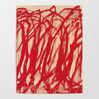 cy twombly red line Poster Gallery Image 4