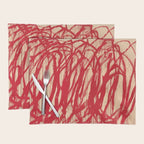 cy twombly red line Placemat Gallery Image 1