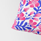 Blossom Pattern â Indigo & Pink Pillow Sham Gallery Image 4