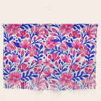 Blossom Pattern â Indigo & Pink Wall Hanging Gallery Image 1