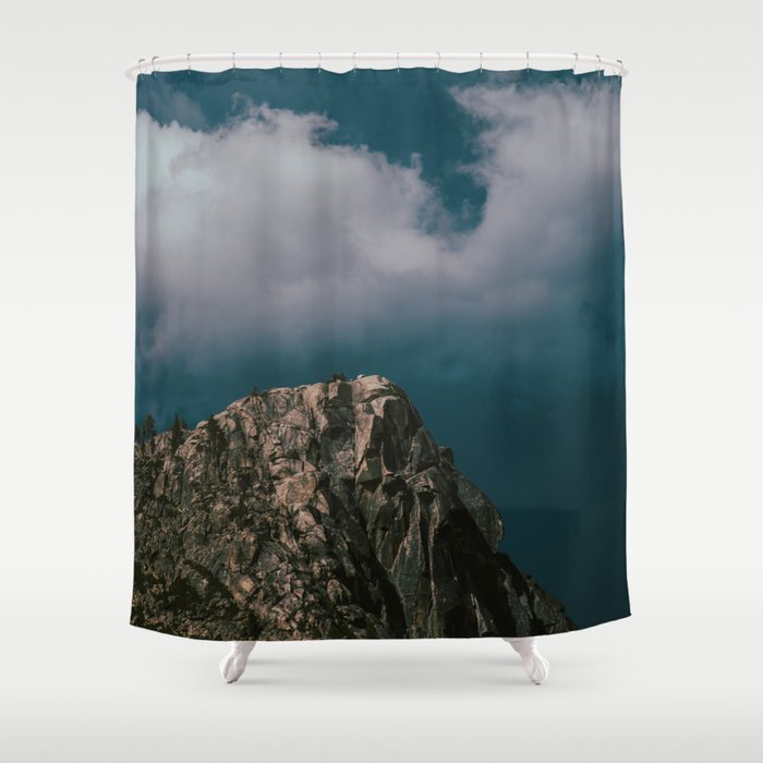 Rocky Donner Pass Shower Curtain Gallery Image 1