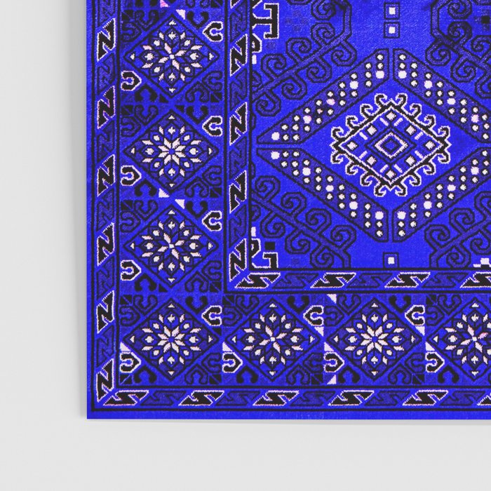 Oriental Opulence: Royal Blue Velvet Moroccan Majesty Poster Gallery Image 3
