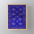 Oriental Opulence: Royal Blue Velvet Moroccan Majesty Mini Art Print Gallery Image 1