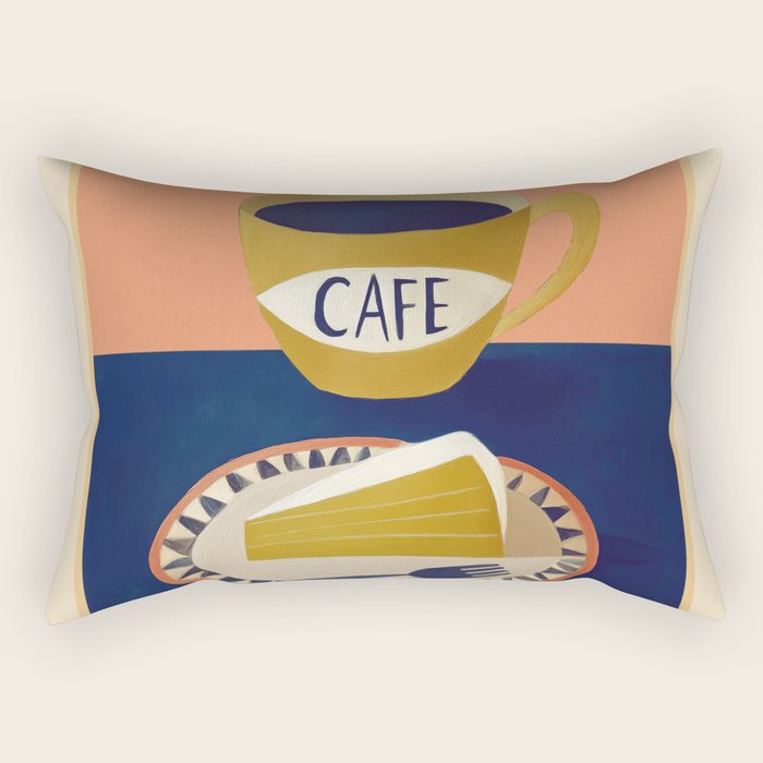 Coffee with Cake Rectangular Pillow Gallery Image 2