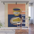 Coffee with Cake Wall Mural Gallery Image 1