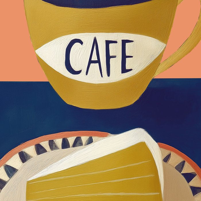Coffee with Cake Coffee Mug Gallery Image 2