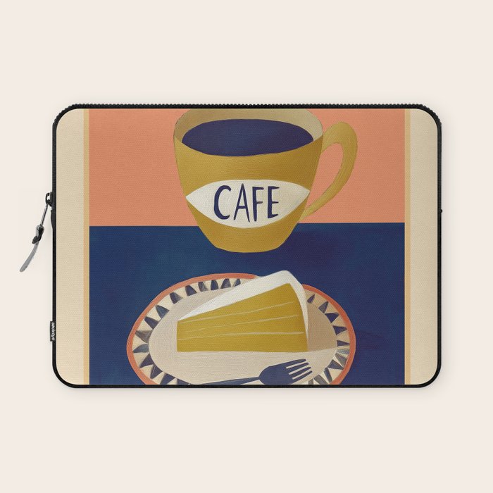Coffee with Cake Laptop Sleeve Gallery Image 1