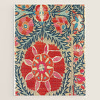 18th Century Suzani Fragment Print Jigsaw Puzzle Gallery Image 1