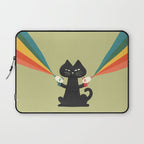Ray gun cat Laptop Sleeve Gallery Image 1