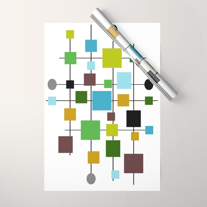 Mid-Century Modern Art 1.3.2 Wrapping Paper Gallery Image 1