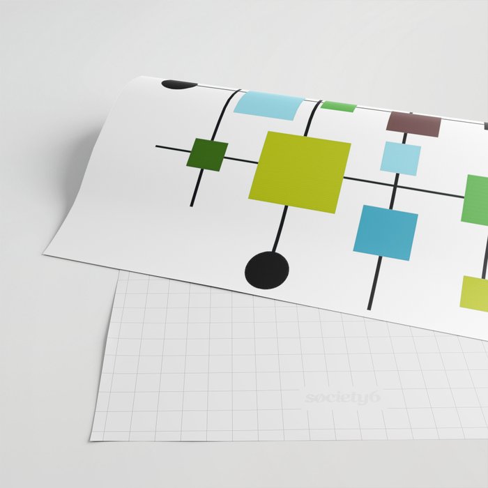 Mid-Century Modern Art 1.3.2 Wrapping Paper Gallery Image 2