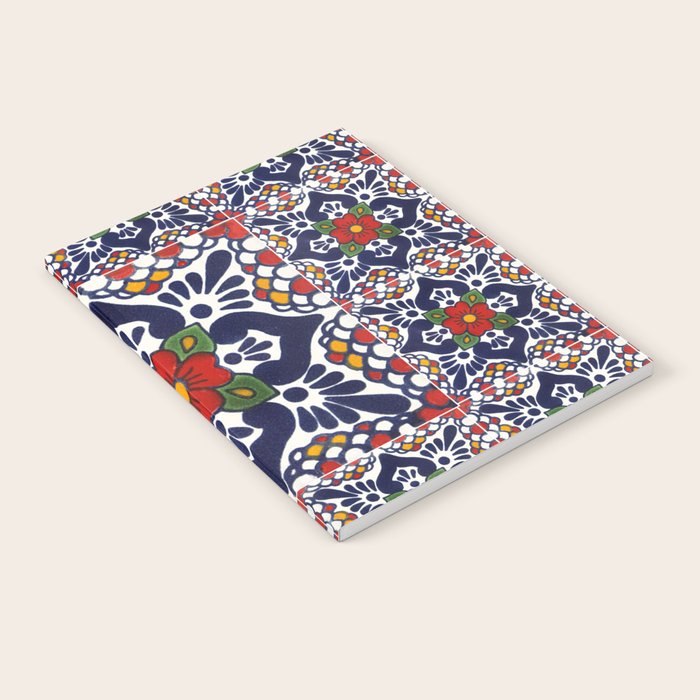 talavera mexican tile pattern Notebook Gallery Image 2