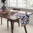talavera mexican tile pattern Table Runner Gallery Image 2