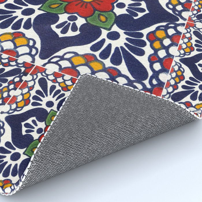 talavera mexican tile pattern Rug Gallery Image 4