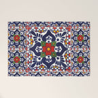 talavera mexican tile pattern Welcome Mat Gallery Image 1
