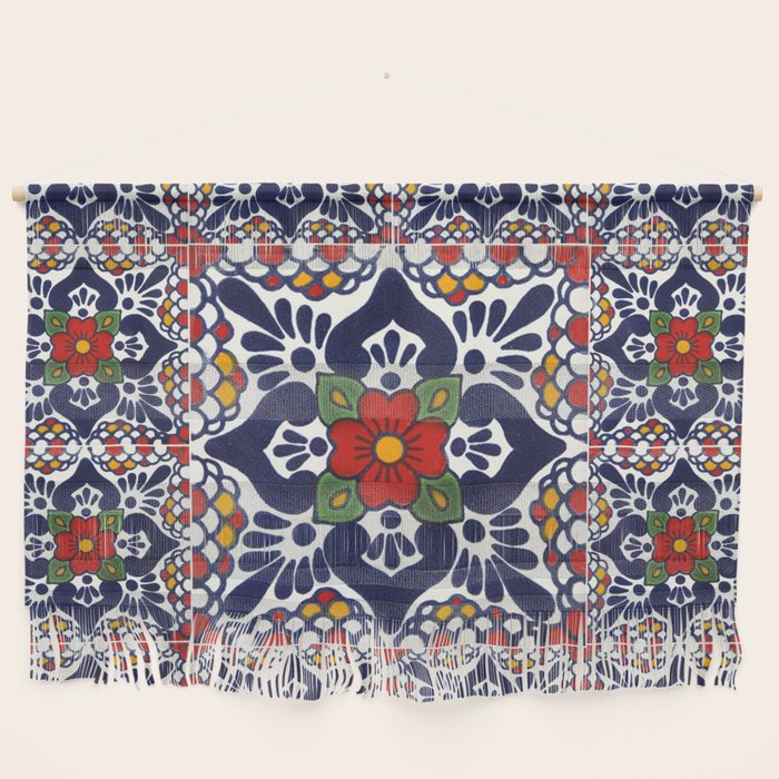 talavera mexican tile pattern Wall Hanging Gallery Image 1