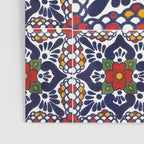 talavera mexican tile pattern Poster Gallery Image 3